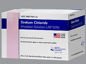 SODIUM CHLORIDE 0.9% INH 3 ML (30/BX) 