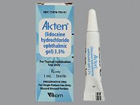 LIDOCAINE OPHTHALMIC GEL 3.5% 1ML