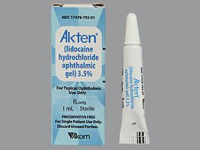 LIDOCAINE OPHTHALMIC GEL 3.5% 1ML