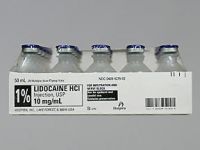 LIDOCAINE HCL MDV 1% 50ML (25/BX)