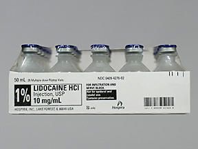 LIDOCAINE HCL MDV 1% 50ML (25/BX)