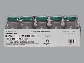 SODIUM CHLORIDE FTV PF 0.9% 10ML (25/PK)