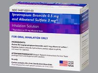 IPRATROPIUM-ALBUTEROL 0.5-3MG INH 3ML(30/BX)