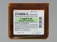 VITAMIN K1, 1MG/0.5ML 0.5ML (25)