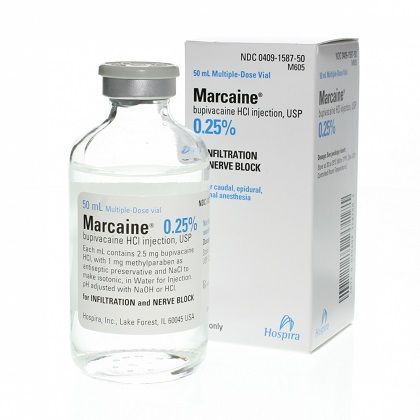 MARCAINE HCL MDV  0.25% 50ML