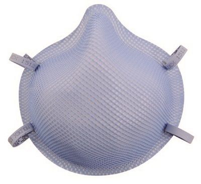 Particulate Respirator / Surgical Mask Moldex® N95 Cup Elastic Strap Medium Blue