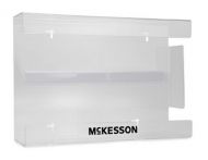 Glove Box Holder McKesson Horizontal or Vertical Mount 3-Box Clear 3-1/8 X 10-1/4 X 15-1/4 Inch Plastic