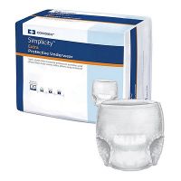 Adult Absorbent Underwear Simplicity™ Pull On Small / Medium Disposable Moderate Absorbency
