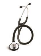 Cardiology Stethoscope Littmann® Master Cardiology™ Black 1-Tube 27 Inch Tube Single Sided Chestpiece - Tunable Diaphragm