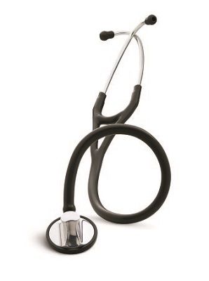 Cardiology Stethoscope Littmann® Master Cardiology™ Black 1-Tube 27 Inch Tube Single Sided Chestpiece - Tunable Diaphragm