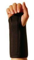 Wrist Splint Form Fit® Contoured Lycra Left Hand White Medium