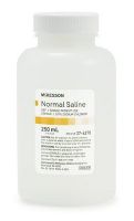 McKesson Irrigation Solution Sodium Chloride 0.9% Solution Bottle, Screw Top 250 mL