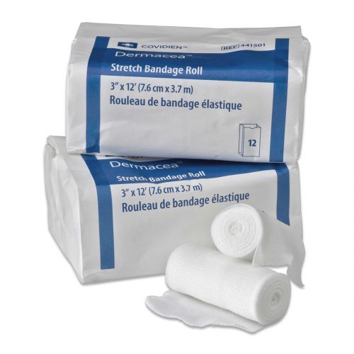 Conforming Bandage Dermacea™ Cotton / Polyester 6 Inch X 4 Yard Roll NonSterile