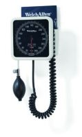 Wall Aneroids Tycos® One-Piece Adult Cuff, Certified Accurate to ±3 mmHg, Ruby-Jeweled, Laser-Engraved Dial Face, Dial Face 6.25''/15cm, Built-In Cuff Storage Basket