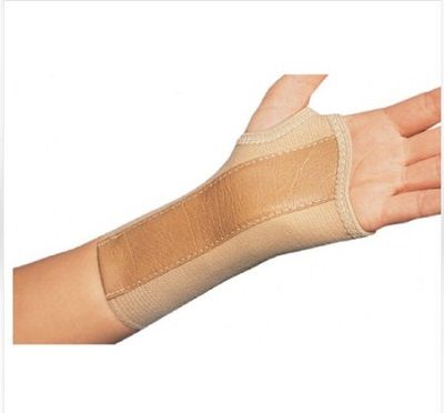 Wrist Splint PROCARE® Cotton / Elastic Left Hand Beige Small