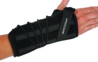 Wrist Support Quick-Fit® Wrist II Removable Palmar Stay Nylon / Foam Right Hand Black One Size Fits Most