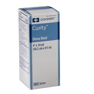Unna Boot Bandage Curity™ 4 Inch X 10 Yard Cotton Zinc Oxide Paste NonSterile