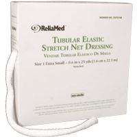 Non-Sterile Latex Tubular Elastic Stretch Net Dressing for Finger, Toe and Wrist, XS 5-3/8" x 25 yds